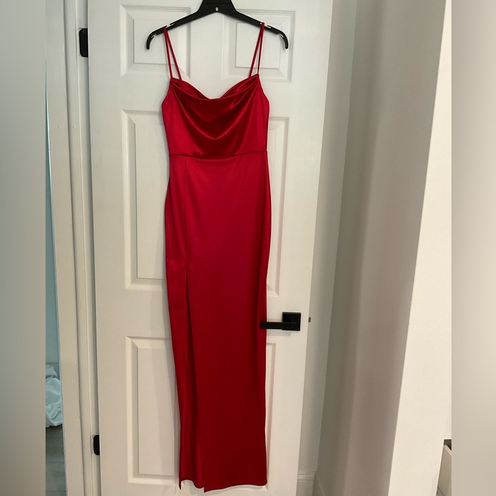 Windsor red long prom/formal dress medium